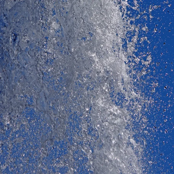 Vollbild Nahaufnahme Von Klarem Wasser Das Aus Einem Brunnen Emporschießt — Stockfoto