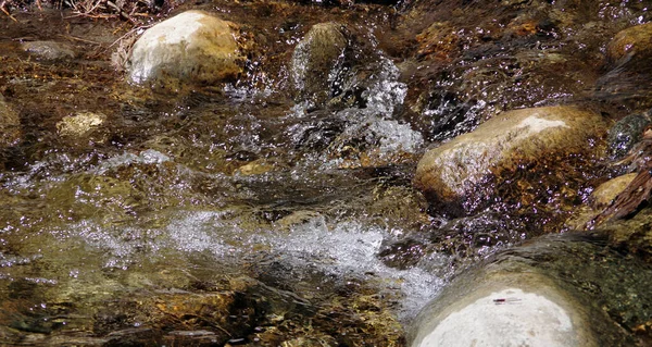 Fließendes Bachwasser Einer Wüstenoase Südkalifornien — Stockfoto