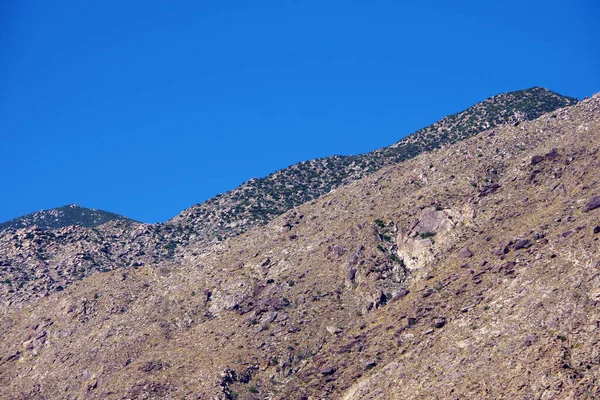 Part San Jacinto Desert Mountains Ridge Bright Blue Sky — Stock Photo, Image