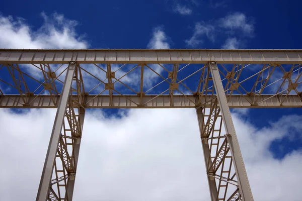 Partial View Huge Steel Structure Old Defunct Shipyard — Photo