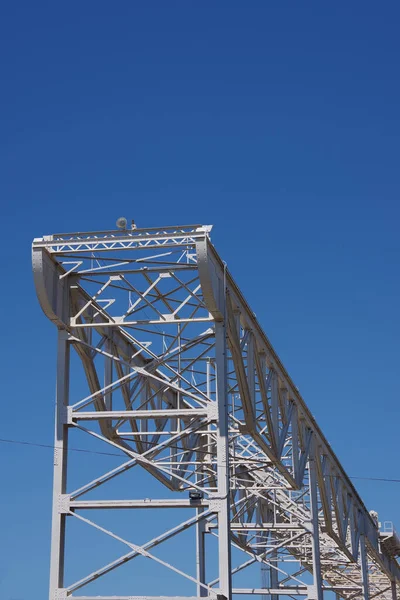 Partial View Huge Steel Structure Old Defunct Shipyard — Photo