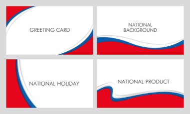 Ulusal Rus geçmişi. Mesajlar için kurusıkı. Vektör grafikleri