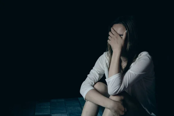 Pare Com Abuso Sexual Conceito Pare Com Violência Contra Mulheres — Fotografia de Stock