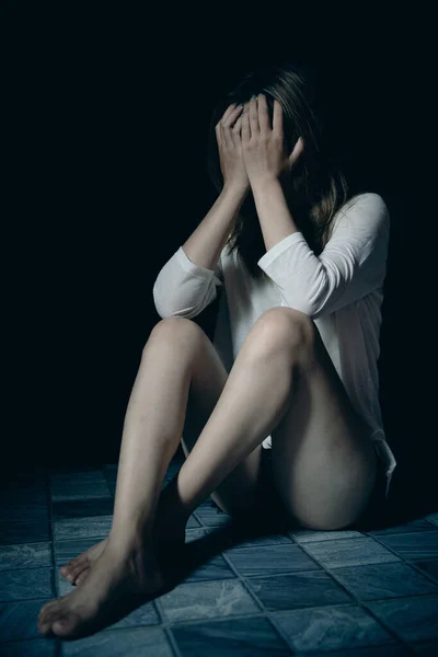Stoppt Das Konzept Des Sexuellen Missbrauchs Stoppt Gewalt Gegen Frauen — Stockfoto