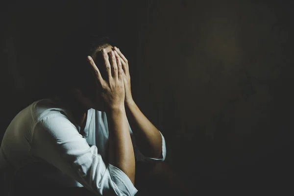 Abused Young Woman Trying Hide Defend Herself Woman Bondage Angle — Stock Photo, Image