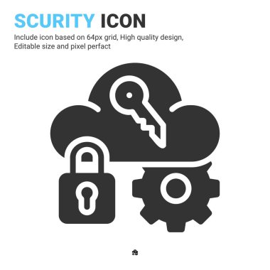 Beyaz arkaplanda izole edilmiş kabartma biçimli ikon vektörü. Vektör illüstrasyon sunucusu dijital bilişim, logo, endüstri, teknoloji, uygulamalar, web ve proje için işaret simgesi konseptini korudu