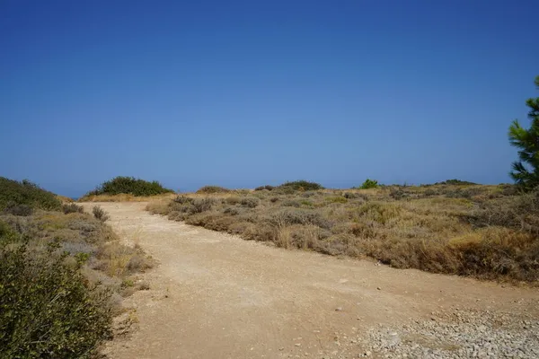 Magnificent Mountainous Landscape Unique Vegetation Kolymbia Flag Hill Kolympia 851 — Stock Photo, Image