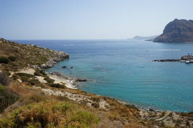Flag Hill, Kolympia, Rodos ve Yunanistan ile Akdeniz manzaralı muhteşem manzara