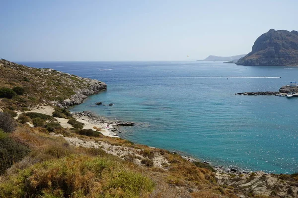 Magnífico Paisaje Con Una Mirada Mar Mediterráneo Con Flag Hill —  Fotos de Stock