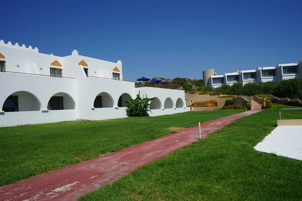 希腊罗得岛Kolympia村度假区的现代建筑 — 图库照片