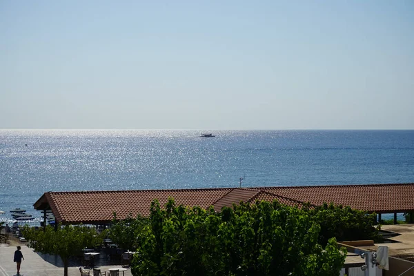 Вид Море Побережья Колумба Род Греция — стоковое фото