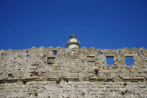 Fort Saint Nikolaos Rhodos Řecko — Stock fotografie