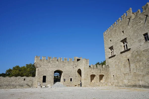 Palacio Del Gran Maestre Los Caballeros Rodas También Conocido Como —  Fotos de Stock