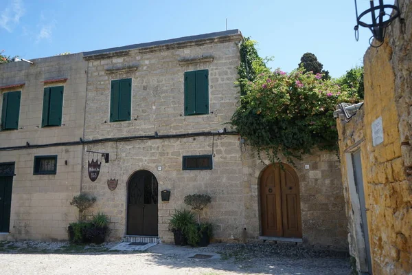 Yunanistan 'ın Rodos kentinde antik mimari