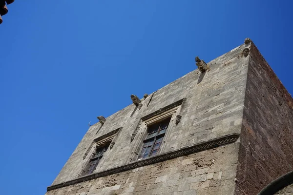 Yunanistan 'ın Rodos kentinde antik mimari
