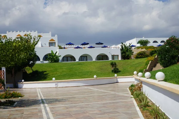 Moderne Architektur Erholungsgebiet Des Dorfes Kolimpia Rhodos Griechenland — Stockfoto