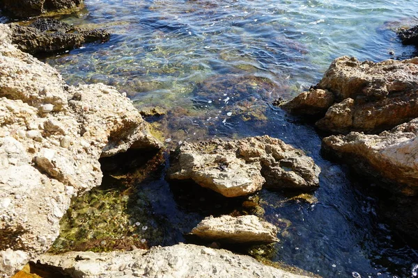 Yunanistan Rodos Kentindeki Kolimpia Köyünden Deniz Manzarası — Stok fotoğraf