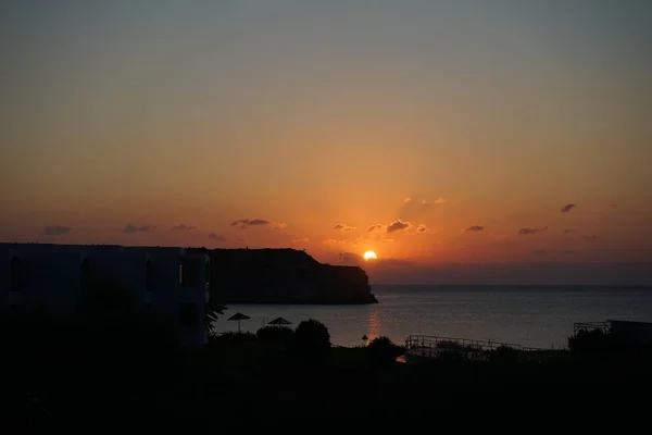 Sunrise Sea Coast Resort Area Village Kolimpia Rhodes Greece — стоковое фото