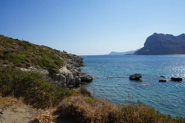 Sea Coast Village Kolympia Rhodes Greece — Stock Photo, Image