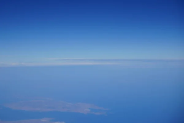 Dech Beroucí Pohled Mraky Evropu Okna Letadla — Stock fotografie