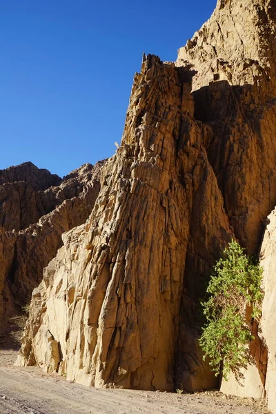 Krásná Horská Krajina Blízkosti Malakot Mountain Oasis Wadi Gnai Dahab — Stock fotografie