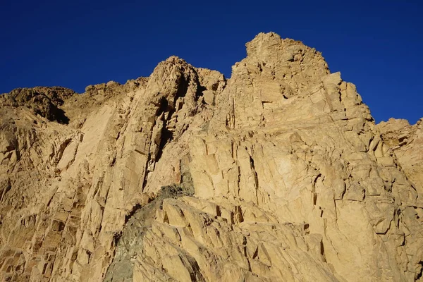 Vackert Bergslandskap Närheten Malakot Mountain Oas Wadi Gnai Dahab South — Stockfoto