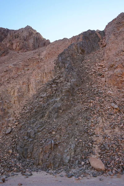 Krásná Horská Krajina Blízkosti Malakot Mountain Oasis Wadi Gnai Dahab — Stock fotografie