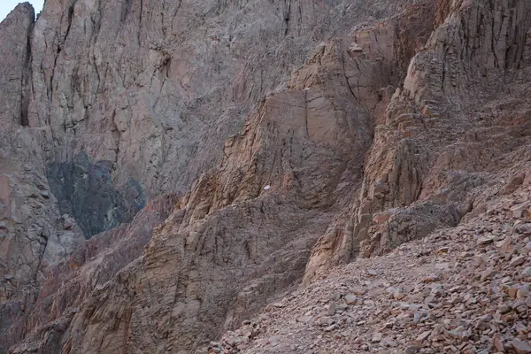 Cellophane Bag Flies Wind Mountains Dahab South Sinai Governorate Egypt — Stock Photo, Image