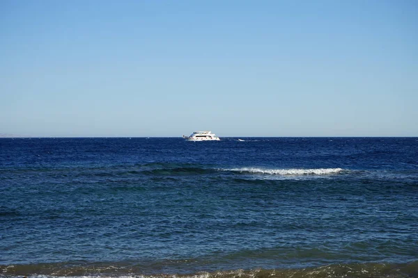 Barco Mar Rojo Golfo Aqaba Dahab Provincia Del Sinaí Meridional — Foto de Stock