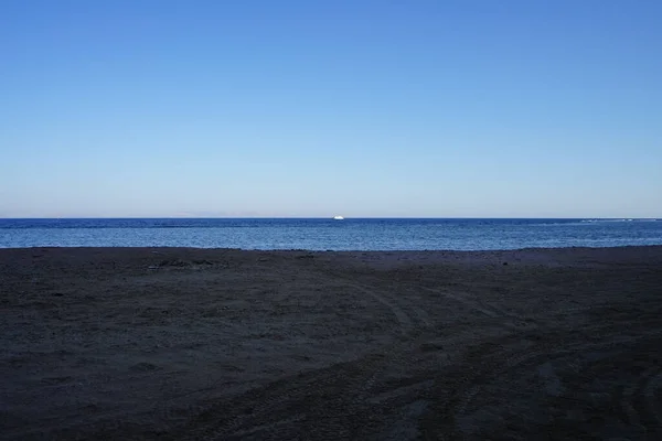 Een Schip Aan Rode Zee Golf Van Akaba Dahab Gouvernement — Stockfoto