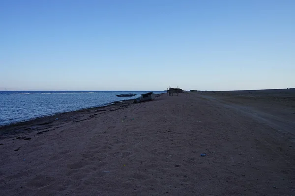 Boten Voor Kust Van Rode Zee Golf Van Akaba Dahab — Stockfoto