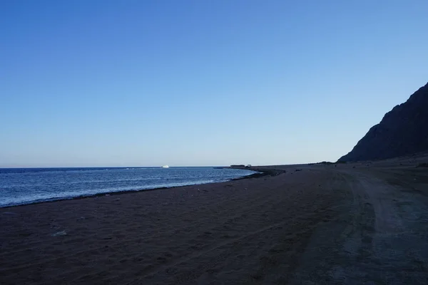 Een Schip Aan Rode Zee Golf Van Akaba Dahab Gouvernement — Stockfoto