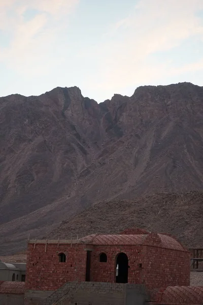 Κτίρια Υπό Κατασκευή Γραφικές Τοποθεσίες Γύρω Από Dahab Νότια Κυβέρνηση — Φωτογραφία Αρχείου