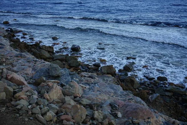 Nádherné Pobřeží Rudého Moře Zálivu Aqaba Dahab Guvernér Jižního Sinaje — Stock fotografie