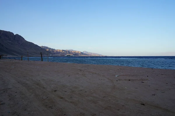 亚喀巴湾宏伟的红海海岸 Dahab South Sinai Province Egypt — 图库照片