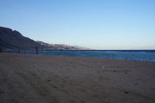 Magnifique Côte Mer Rouge Dans Golfe Aqaba Dahab Gouvernorat Sinaï — Photo