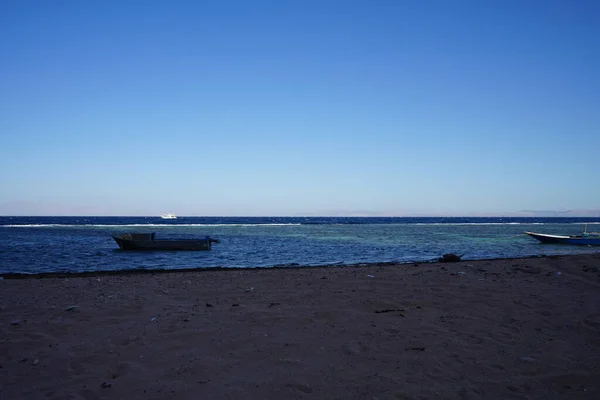 Ships Boats Red Sea Gulf Aqaba Dahab South Sinai Governorate — Stock Photo, Image