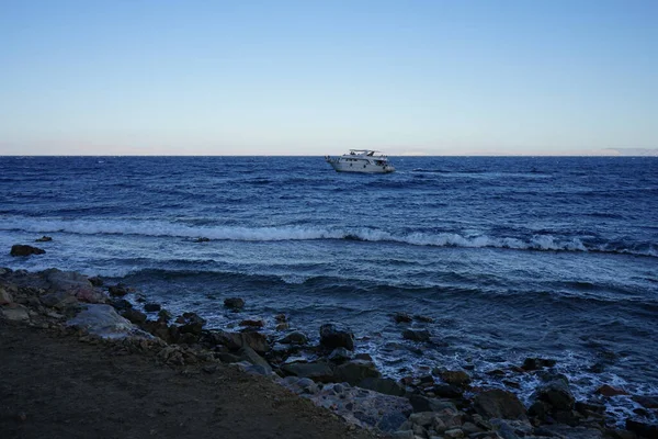 Ship Red Sea Gulf Aqaba Dahab South Sinai Governorate Egypt — Stock Photo, Image