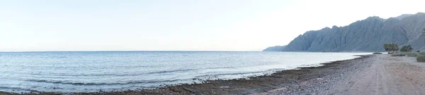Foto Panorama Hermoso Paisaje Marino Del Mar Rojo Golfo Aqaba —  Fotos de Stock