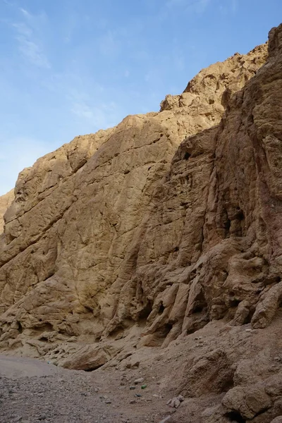 Geological Structure Mountains Malakot Mountain Oasis Tourist Site Dahab South — Stock Photo, Image