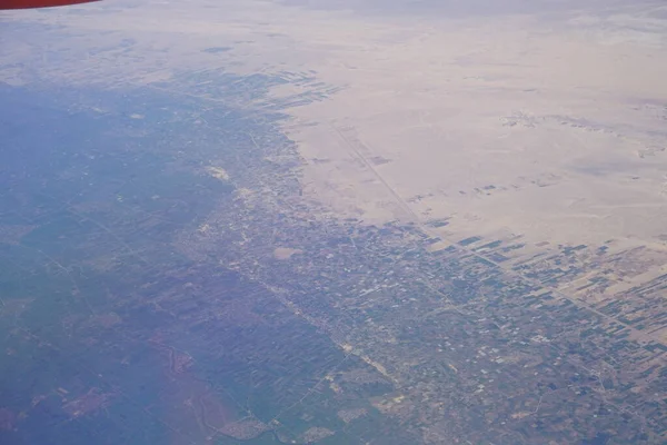 Sinai Nin Uçak Manzarası Sina Yarımadası Kısaca Sina Yarımadası Mısır — Stok fotoğraf