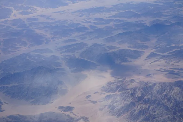 Sinai Nin Uçak Manzarası Sina Yarımadası Kısaca Sina Yarımadası Mısır — Stok fotoğraf