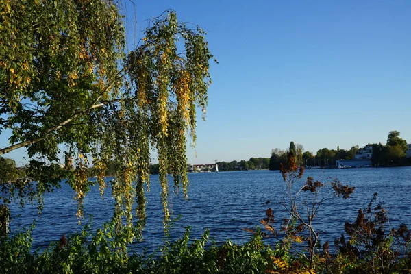 View Dahme River Schlossinsel Island 12557 Berlin Germany — Stockfoto