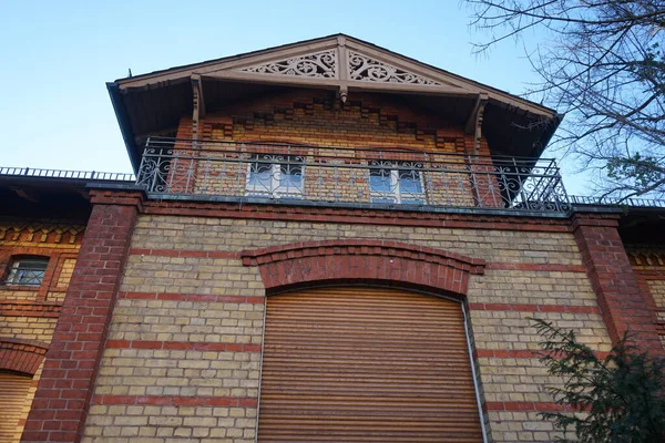 Brick House Old German Architecture Lindenstrasse 12555 Berlin Germany — Foto Stock