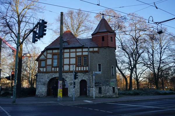 Дом Старой Немецкой Архитектуры Площади Апреля 12555 Берлин Германия — стоковое фото