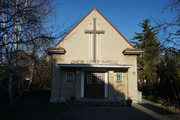Evangelical Martin Luther Chapel Built According Plans Architect Gustav Wolf — Photo