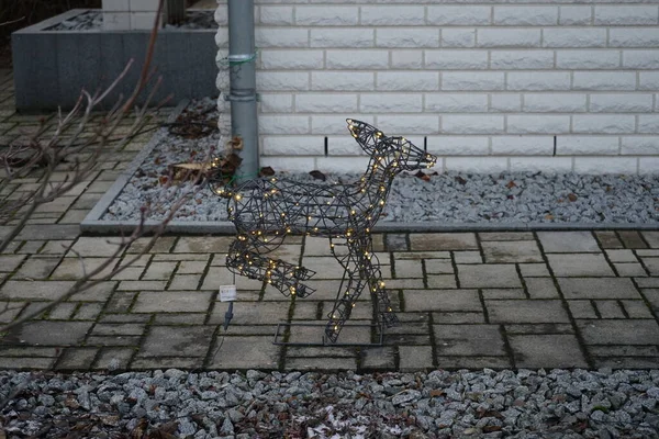 Outdoor Christmas Decoration Winter Berlin Germany — Stock Photo, Image