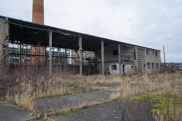 Gammel Forlatt Fabrikk Anton Von Werner Strasse Berlin Tyskland – stockfoto