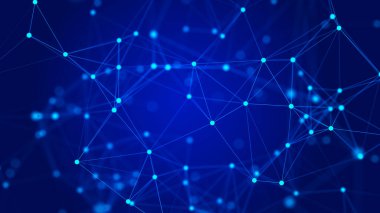 Veri bağlayıcı hücreler. Dijital engelleme zinciri konsepti ve bilgi iletim sistemi. Üç Boyut .