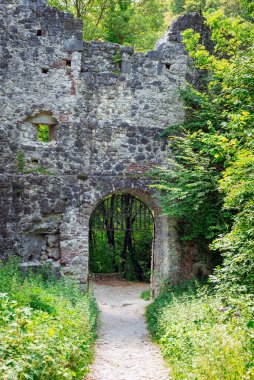 Hırvatistan 'ın Samobor kentindeki antik kente giriş.